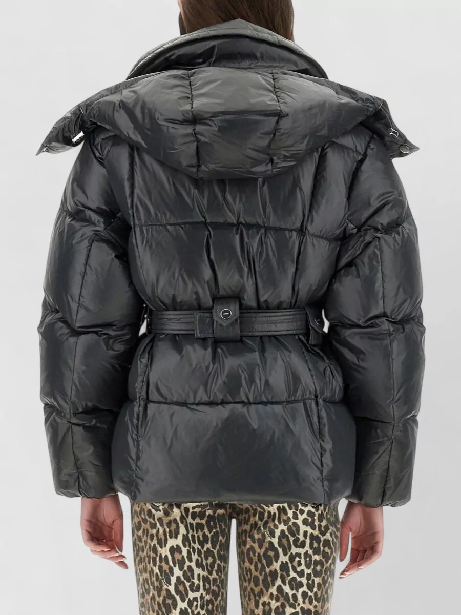 Ganni Nylon Parka Coat