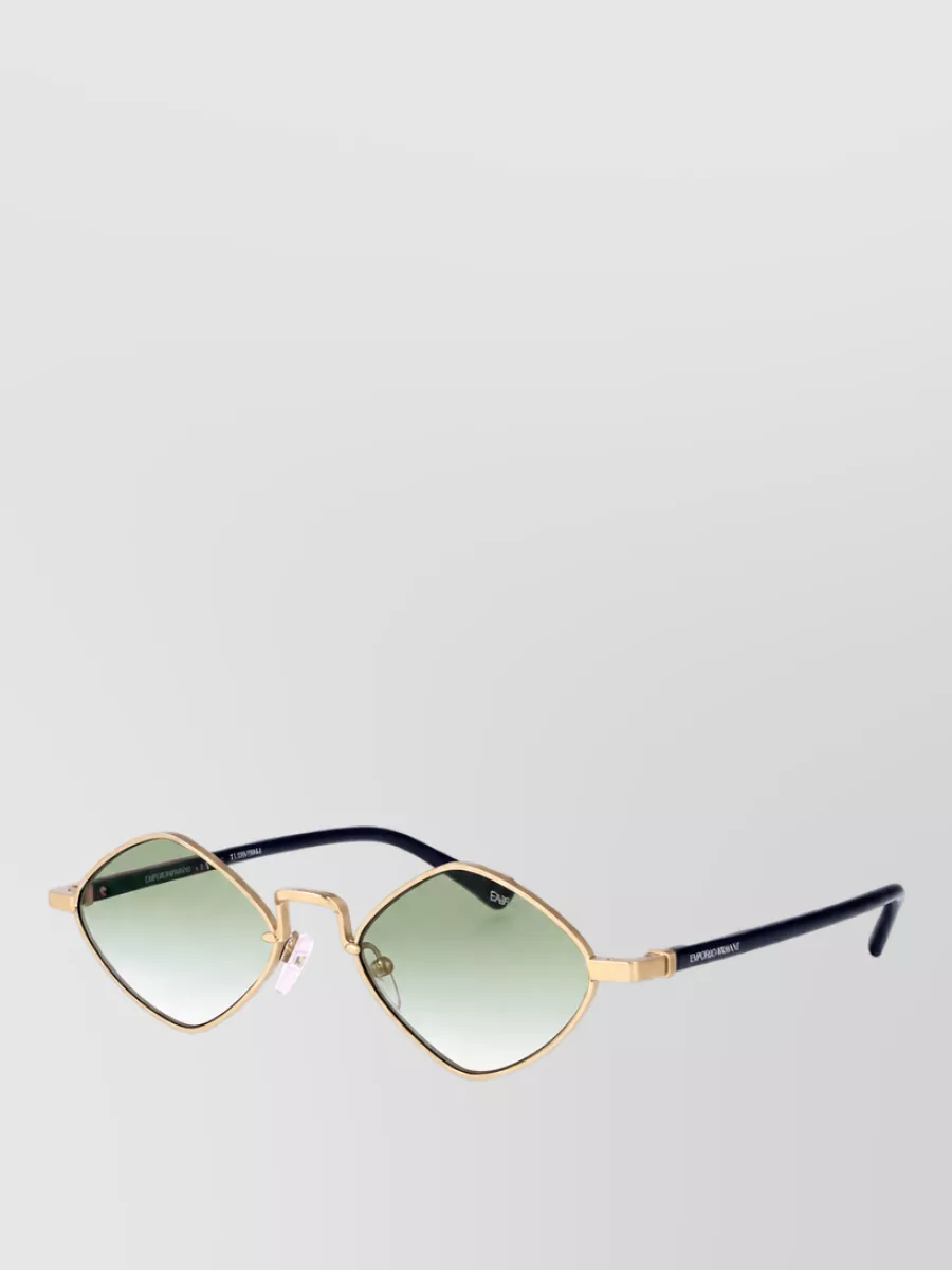 Emporio Armani Metal Geometric Sunglasses