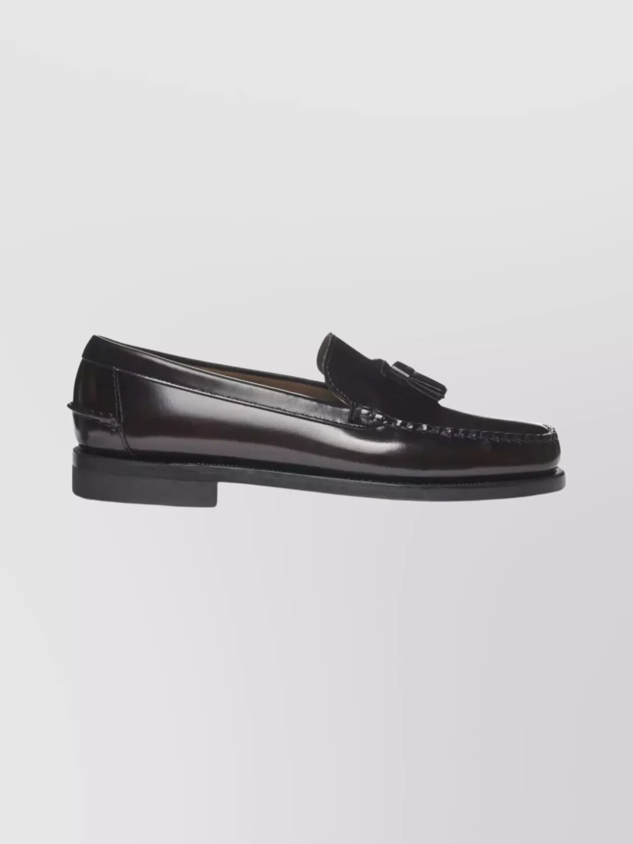 Sebago Round Toe Loafers With Leather Sole And Tassels