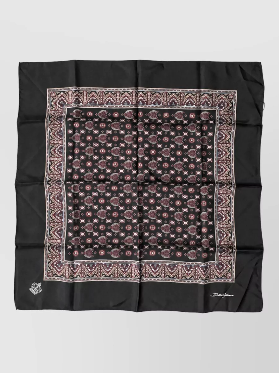Dolce&Gabbana silk patterned square scarf