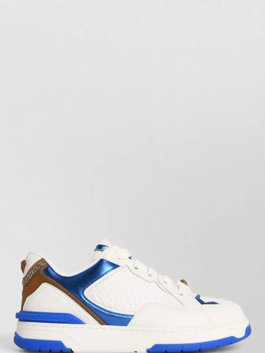 Versace leather low-top sneakers