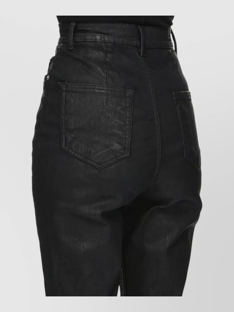 Rick Owens Drkshdw Denim High-Rise Slim Bootcut Jeans