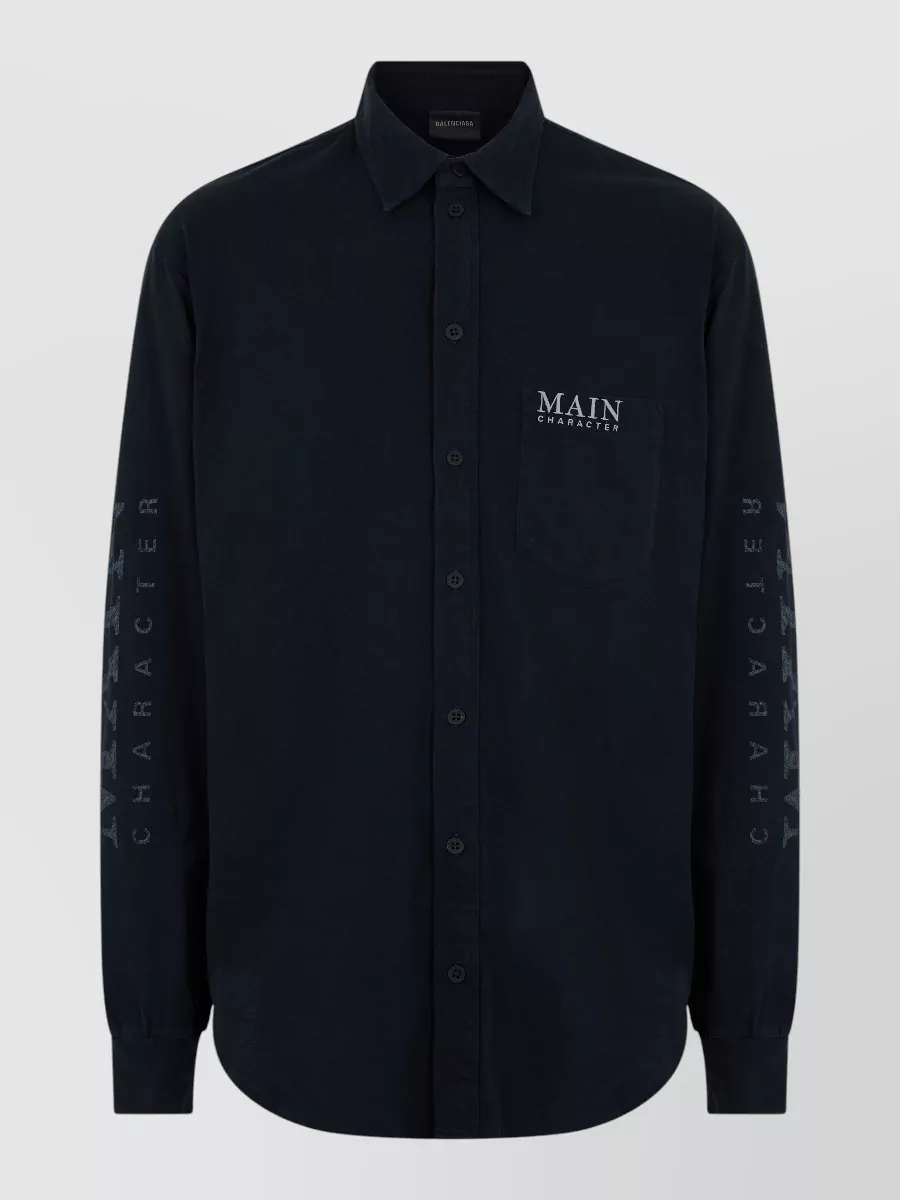 Balenciaga Loose-fit long-sleeve shirt