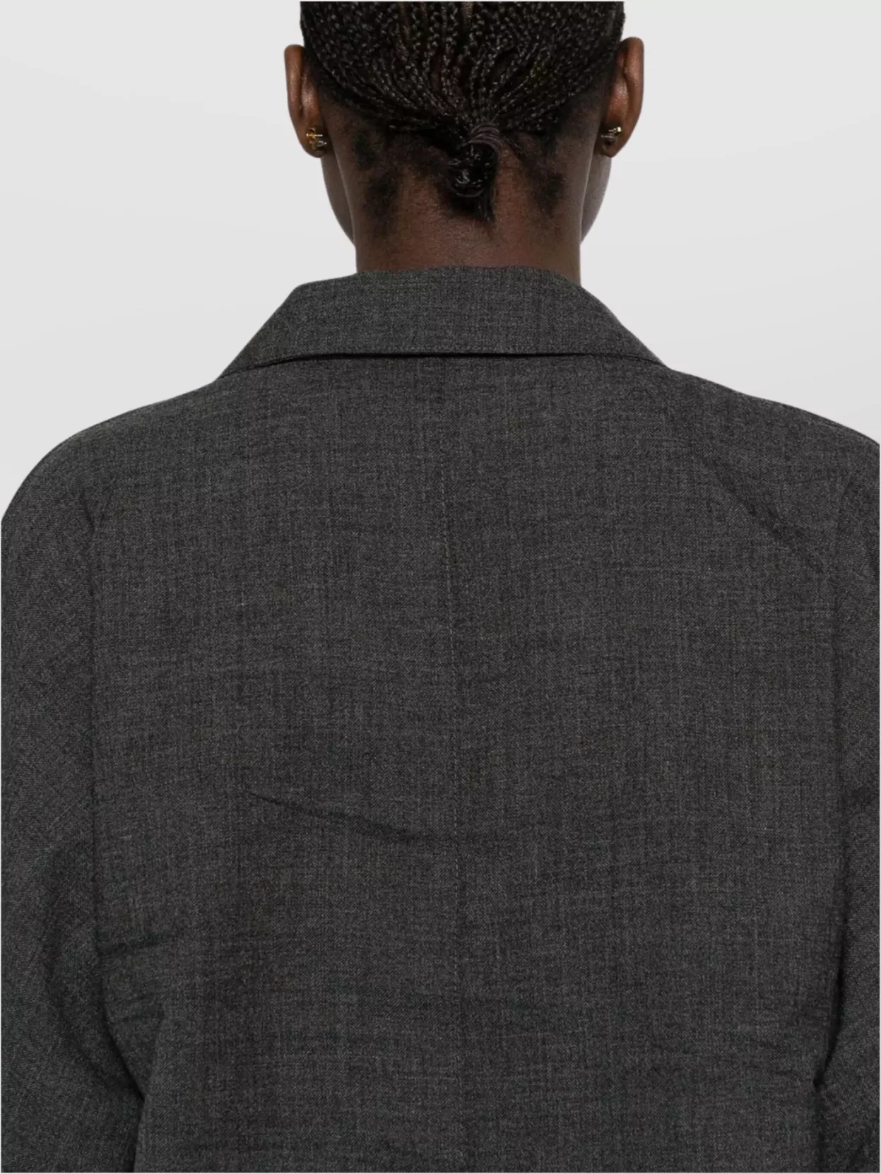 Prada Tailored Jacket With Notched Lapels And Buttoned Cuffs
