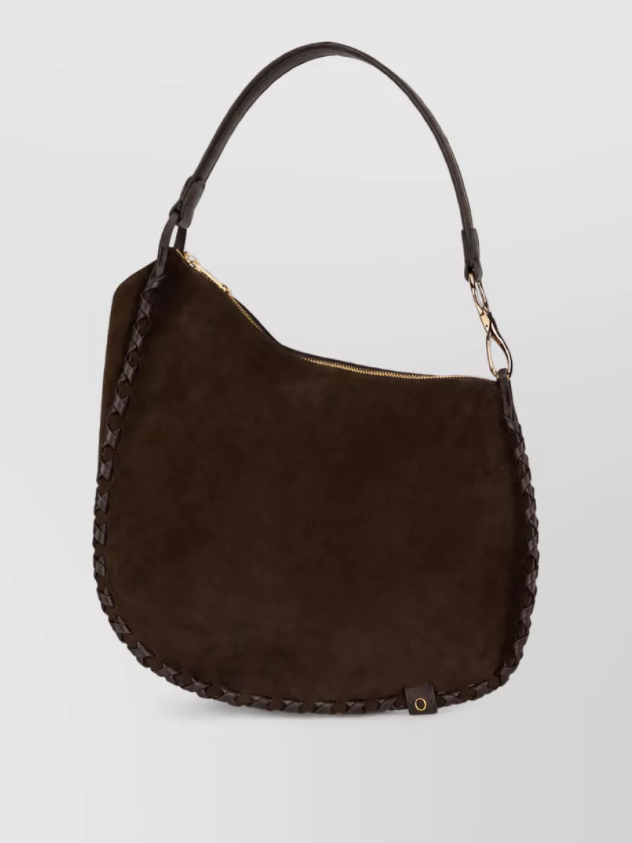 Orciani leather shoulder bag