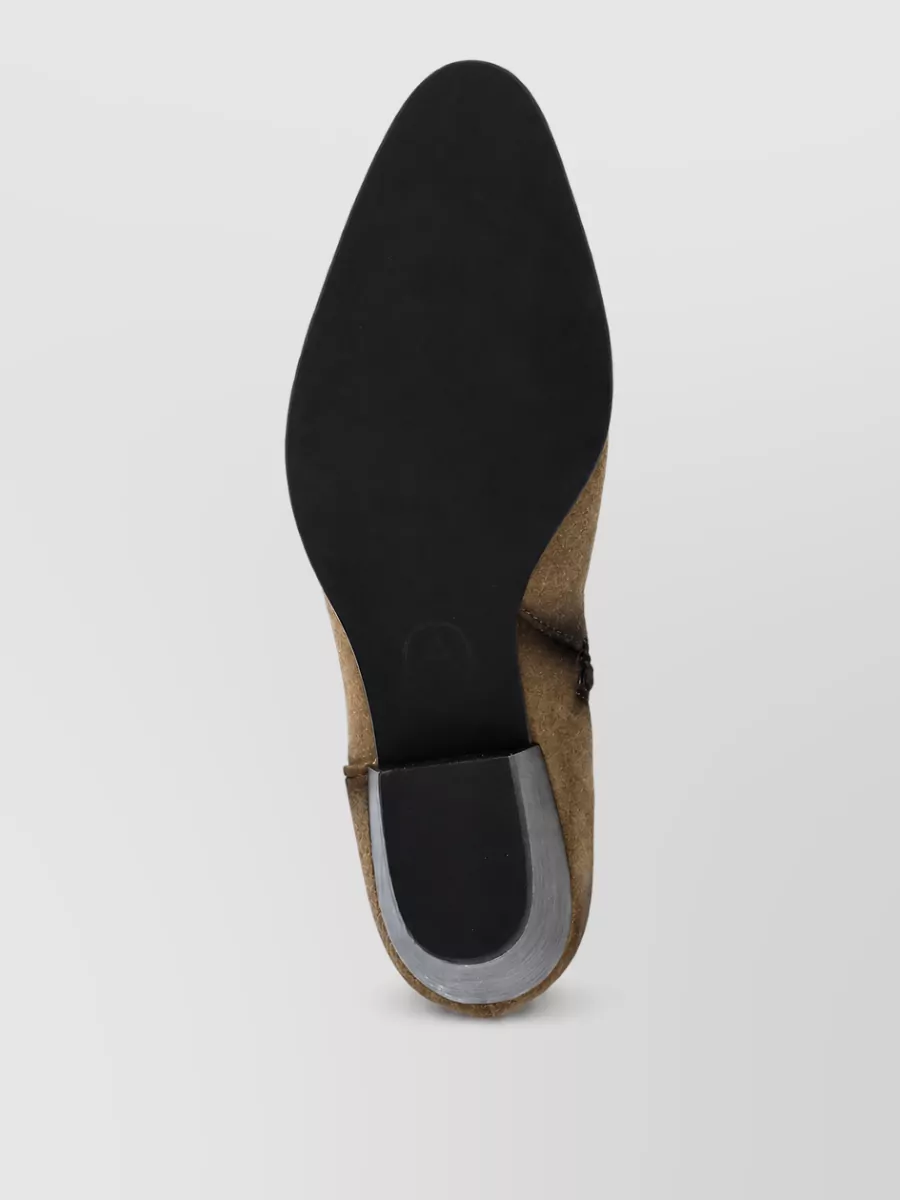 Ash Suede Leather Ankle Boots