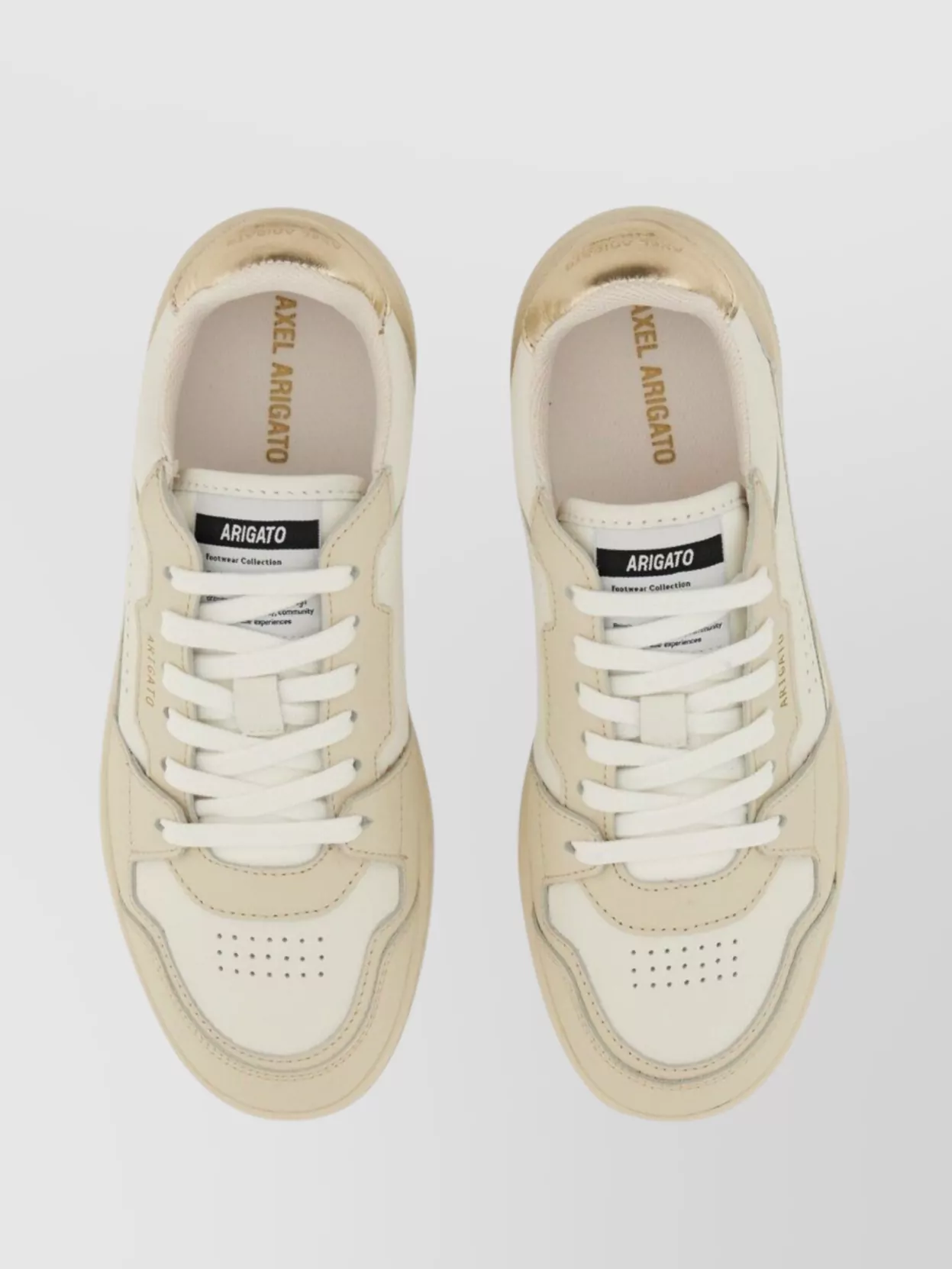Axel Arigato Sneaker "says It" With Contrast Heel Panel