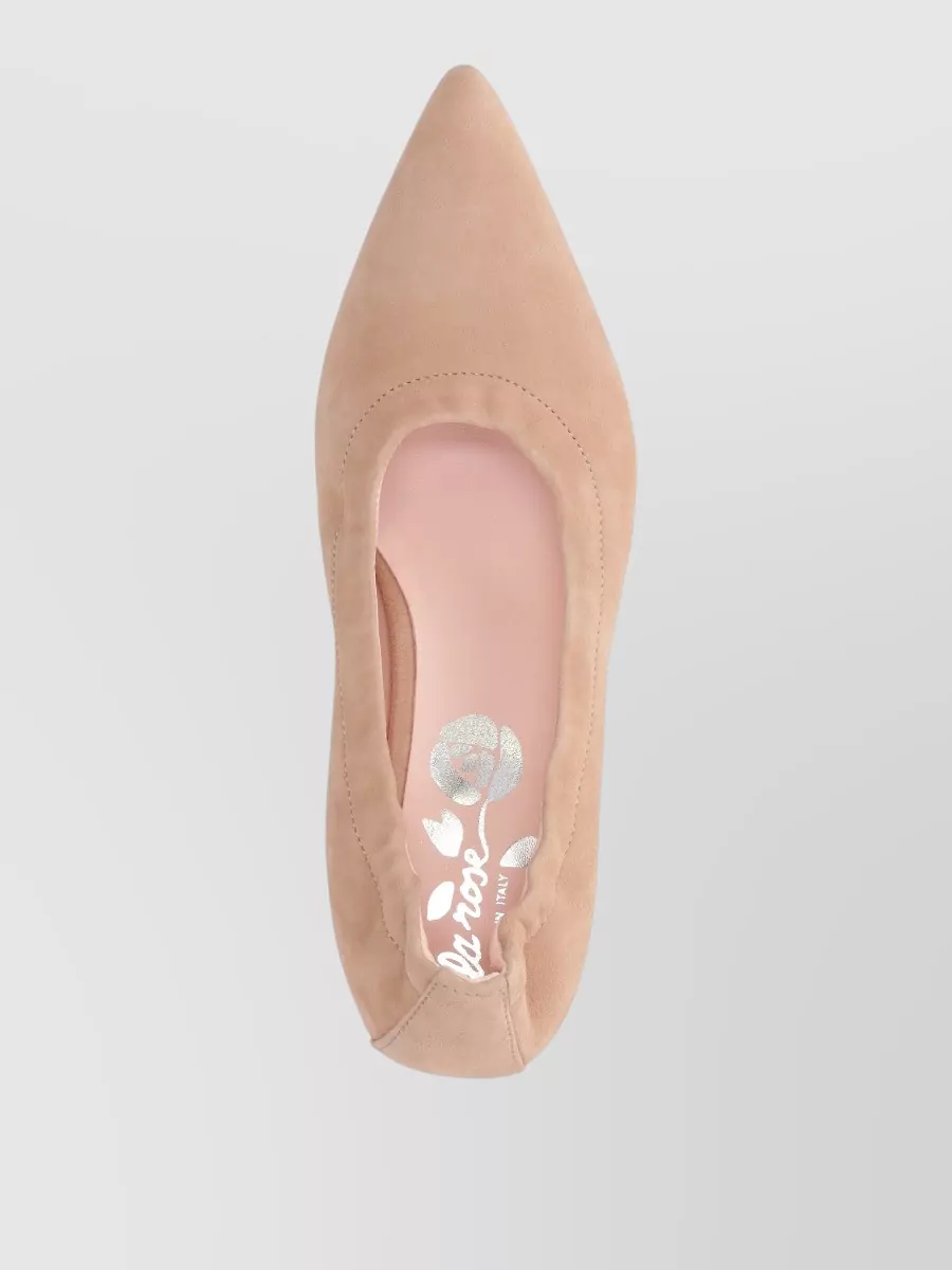 La Rose Suede Leather Pumps
