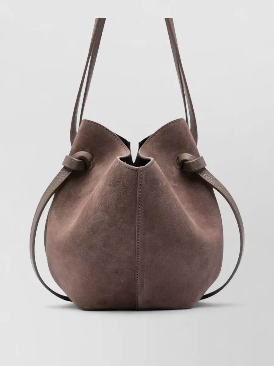 Yuzefi mochi leather bucket bag
