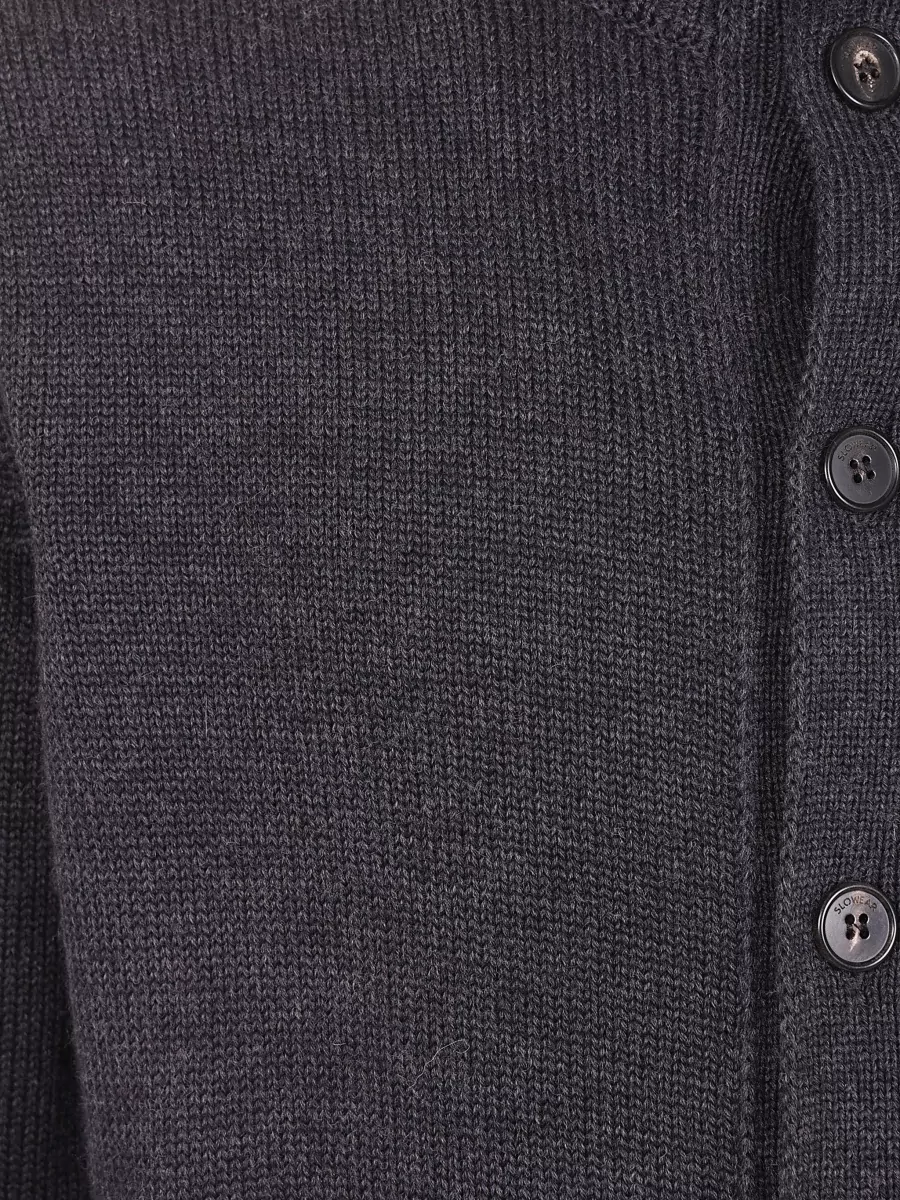 Zanone Wool Turtleneck Cardigan