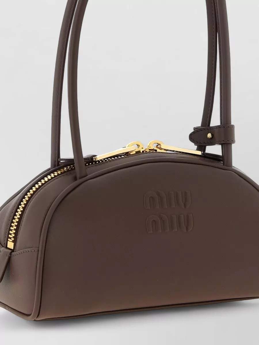 Miu Miu Beau Small Leather Clutch Bag