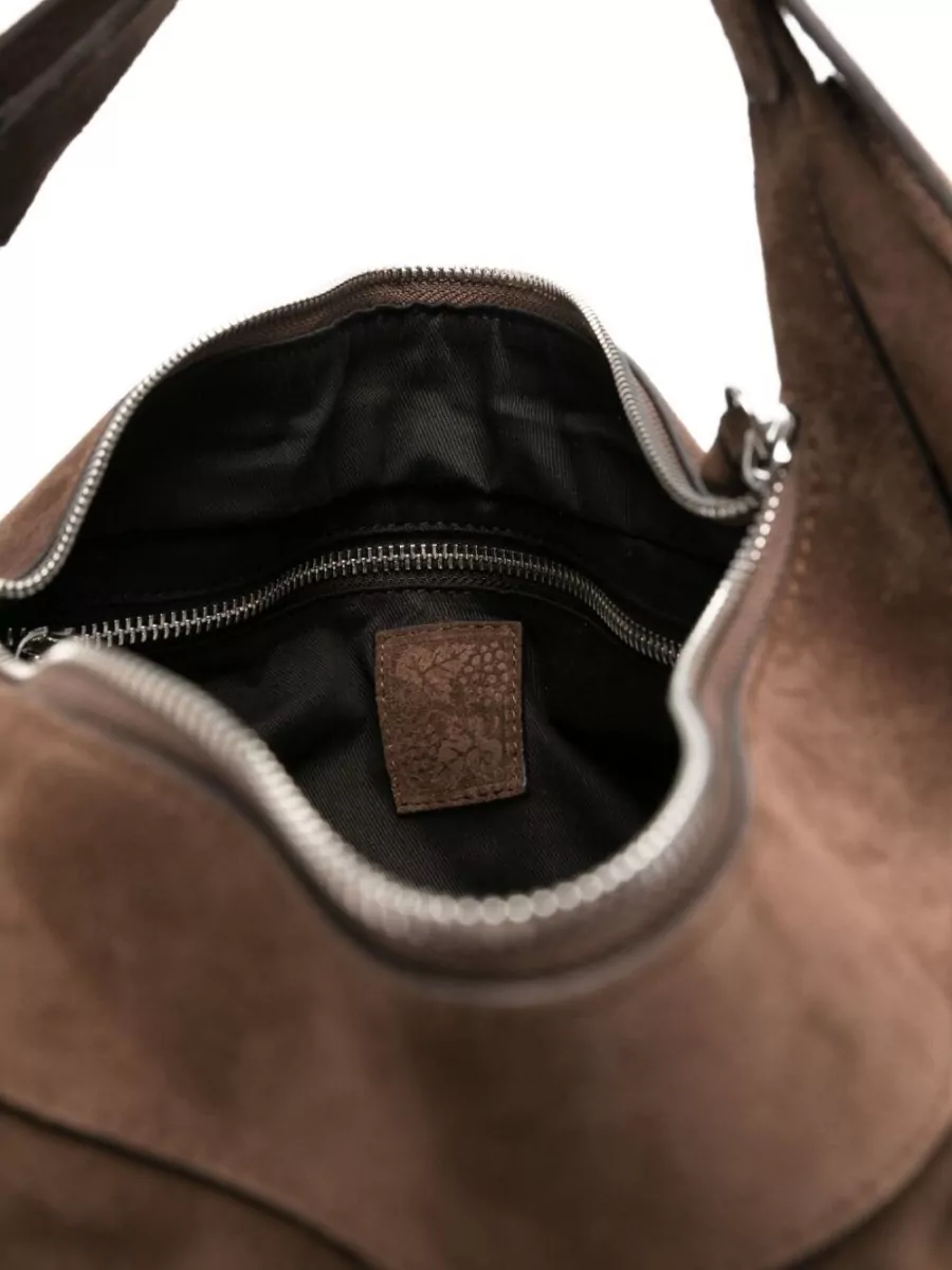 Federico Cina Leather Hobo Bag