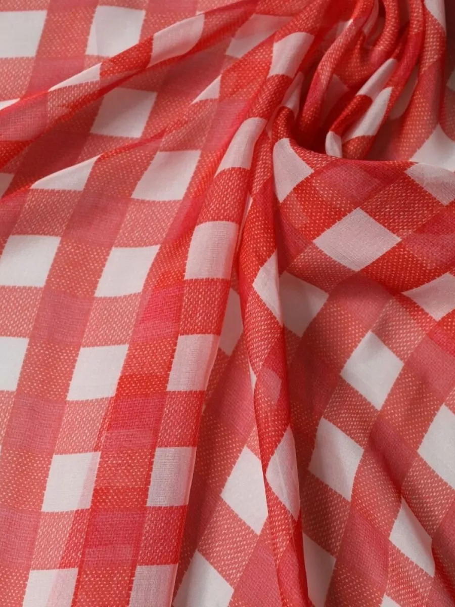 Dolce&Gabbana Silk Checked Scarf