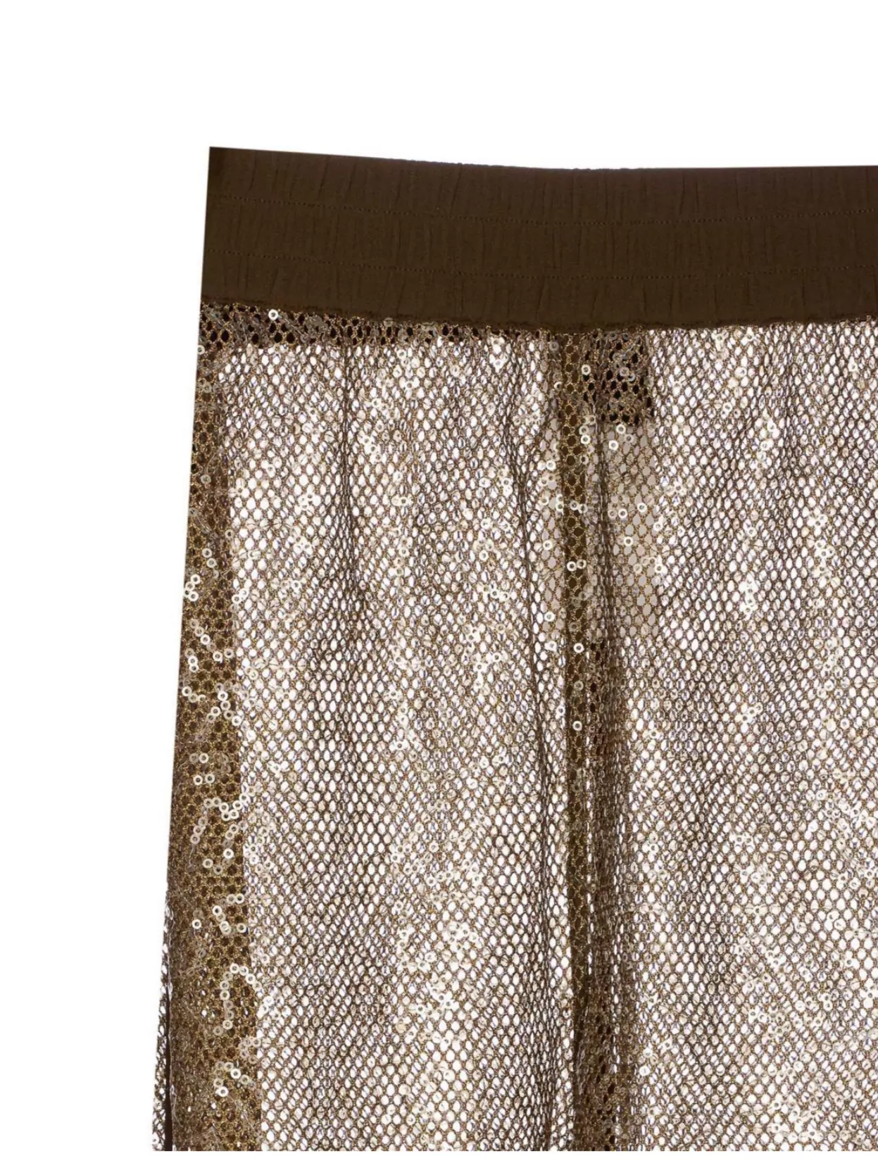 Shop Pinko Flared Trousers Sequin Embellishment
