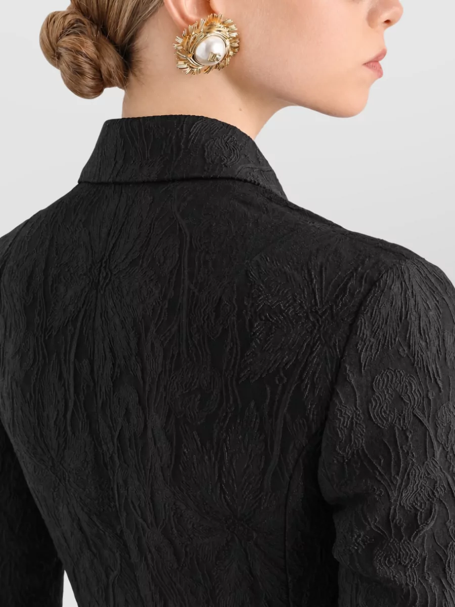 Dolce&Gabbana Floral Brocade Double-Breasted Blazer