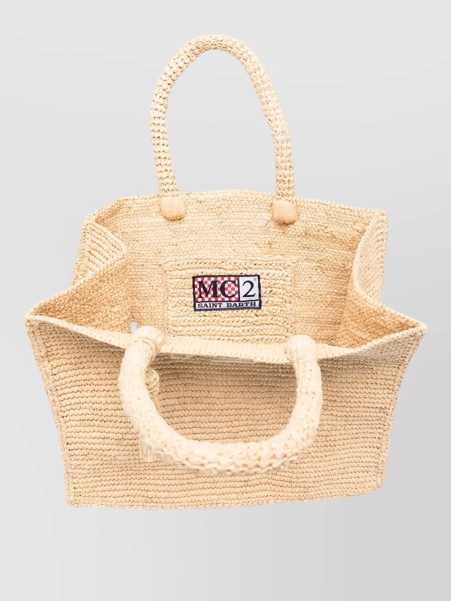 Mc2 Saint Barth Raffia Beach Bag