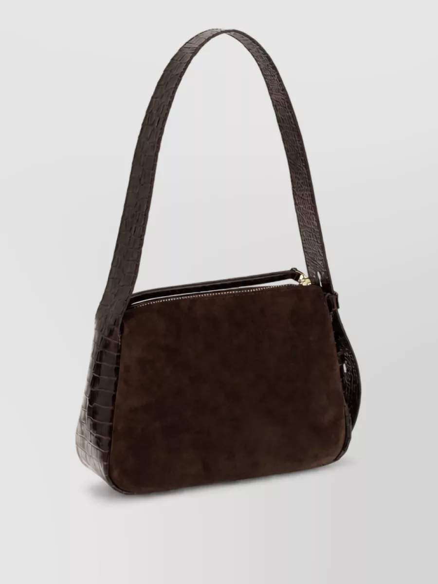 Tory Burch Na Suede Leather Clutch Bag