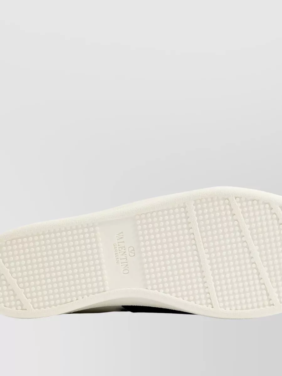 Valentino Leather Low-Top Sneakers
