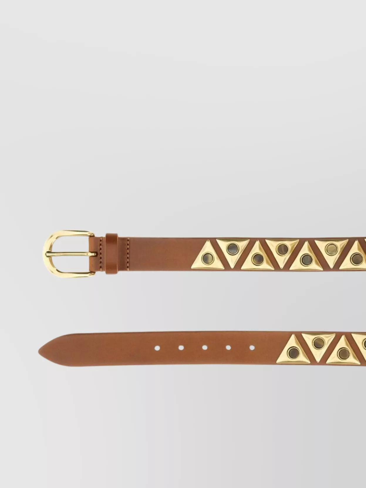 ISABEL MARANT STUDDED TRIANGLE HARDWARE BELT