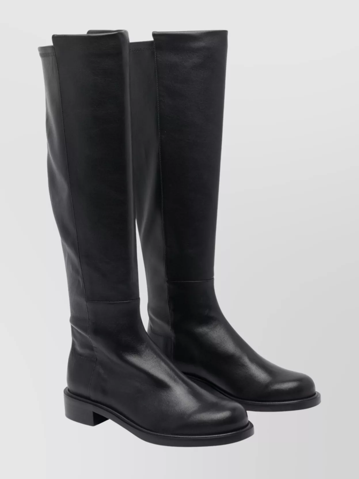 Stuart Weitzman High Leather Ankle Boots With Block Heel