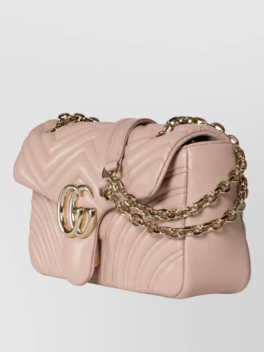 Gucci Gg Marmont Clutch Bag Chain Strap