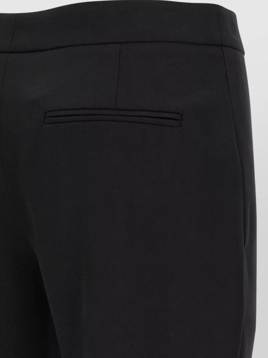Mc Queen Wool Straight-Leg Tailored Trousers