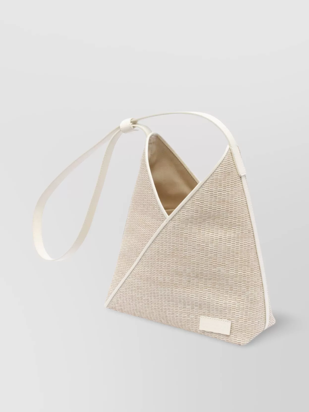 Mm6 Maison Margiela Adjustable Strap Triangular Shape Shoulder Bag