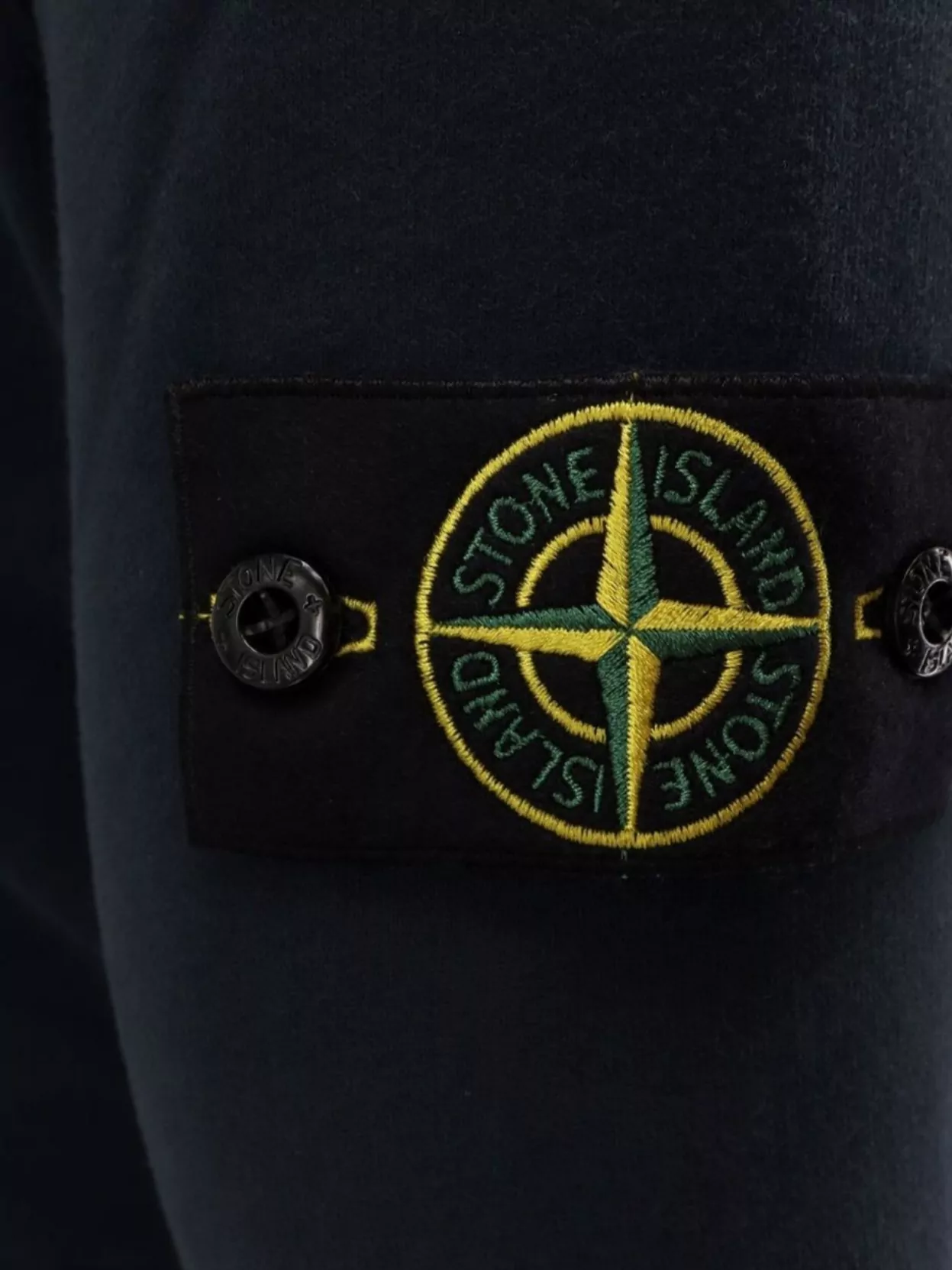Stone Island Hooded Organic Cotton Sweatshirt
