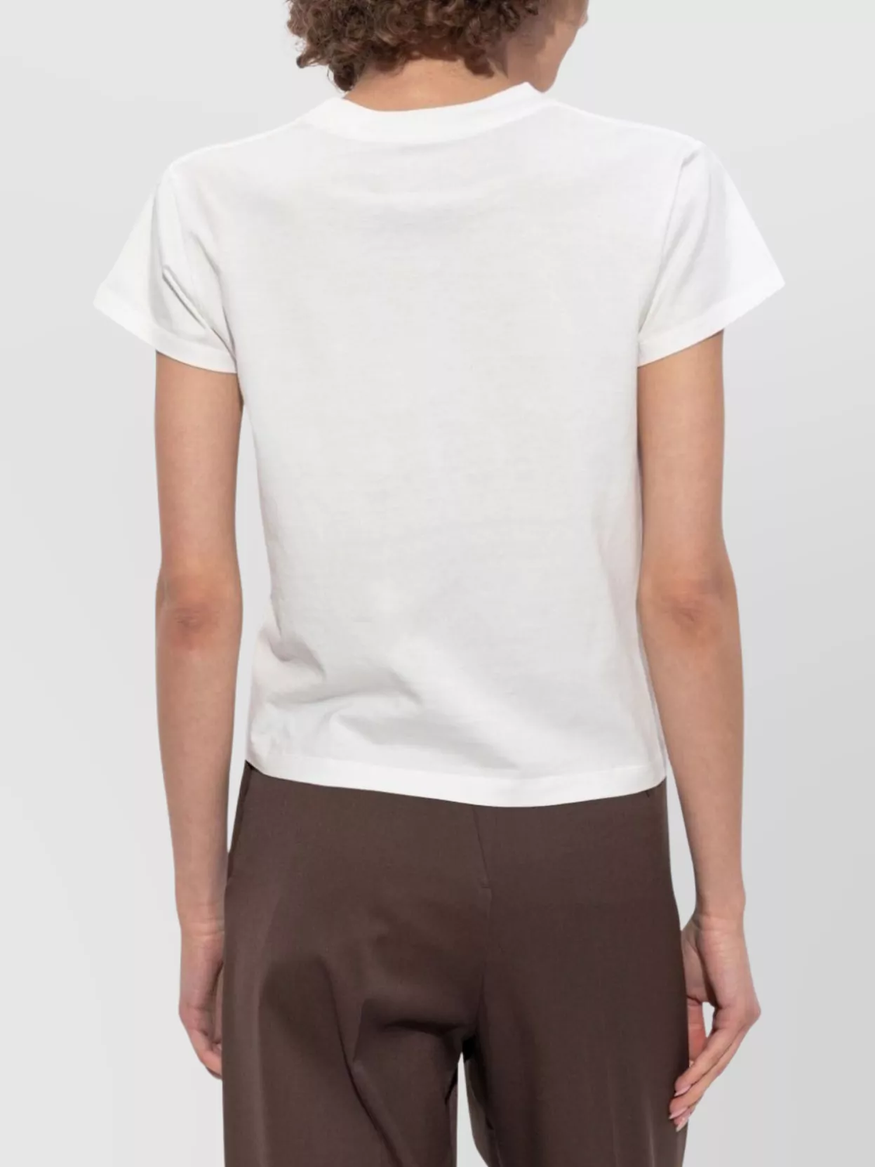 Mm6 Maison Margiela Cotton Crew Neck T-Shirt With Signature Motif
