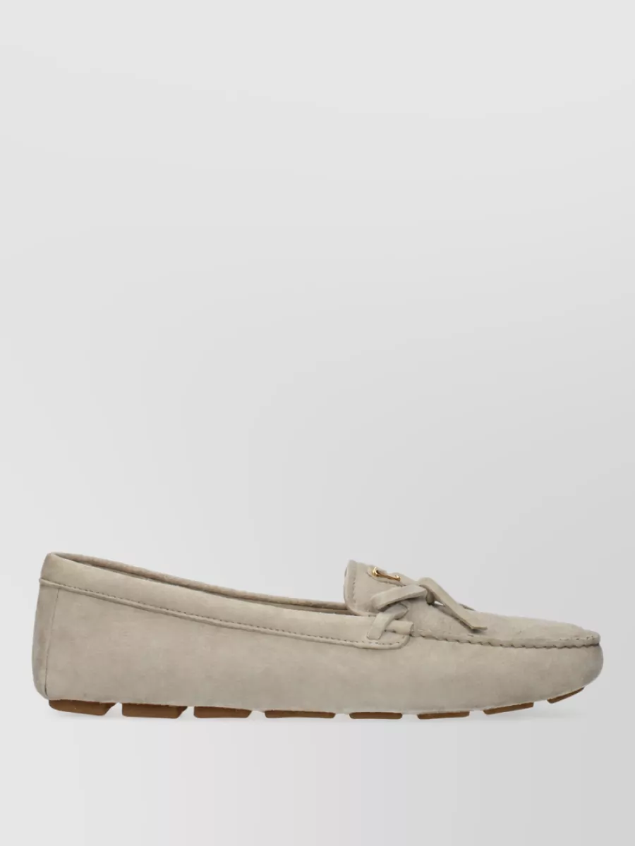 Prada Suede Leather Mules