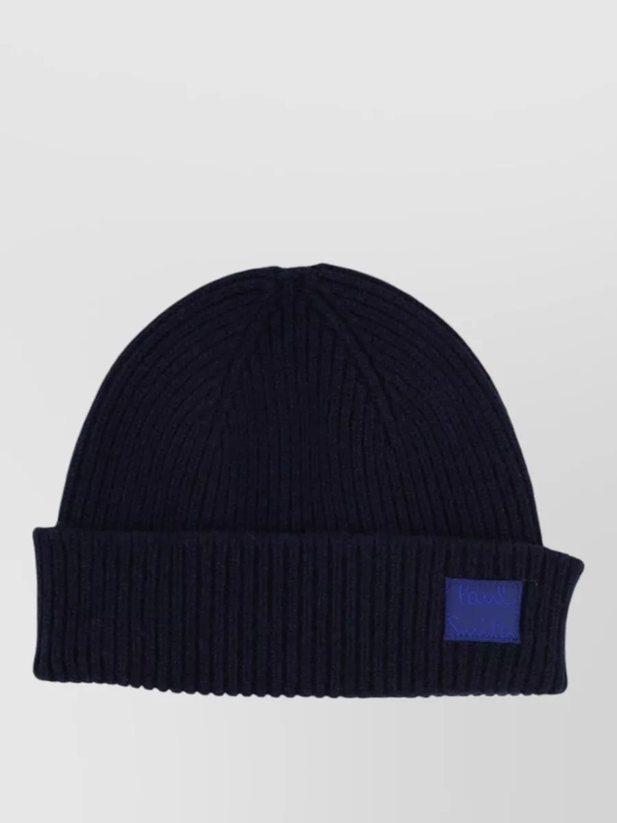Paul Smith ribbed cashmere beanie
