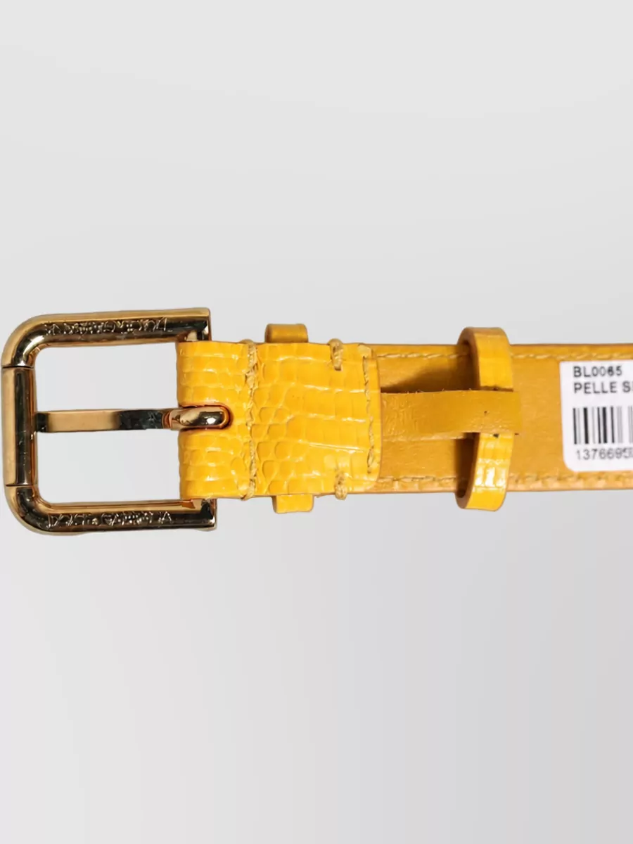 Dolce&Gabbana Textured Leather Belt