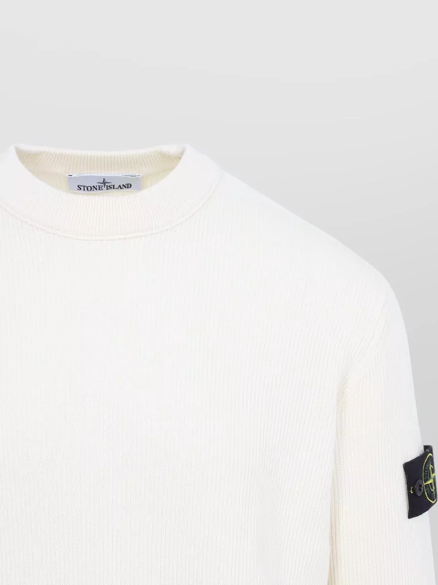 Stone Island Crew Neck Knitwear Long Sleeve Ribbed