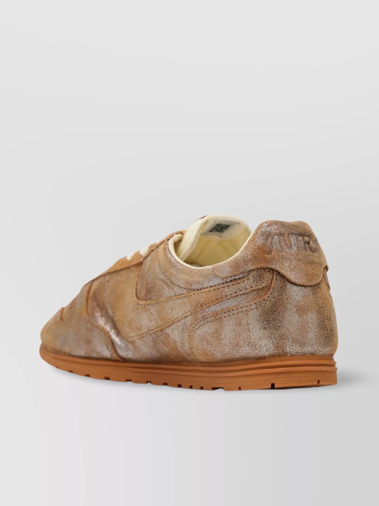 Autry Metallic Leather Low-Top Sneakers