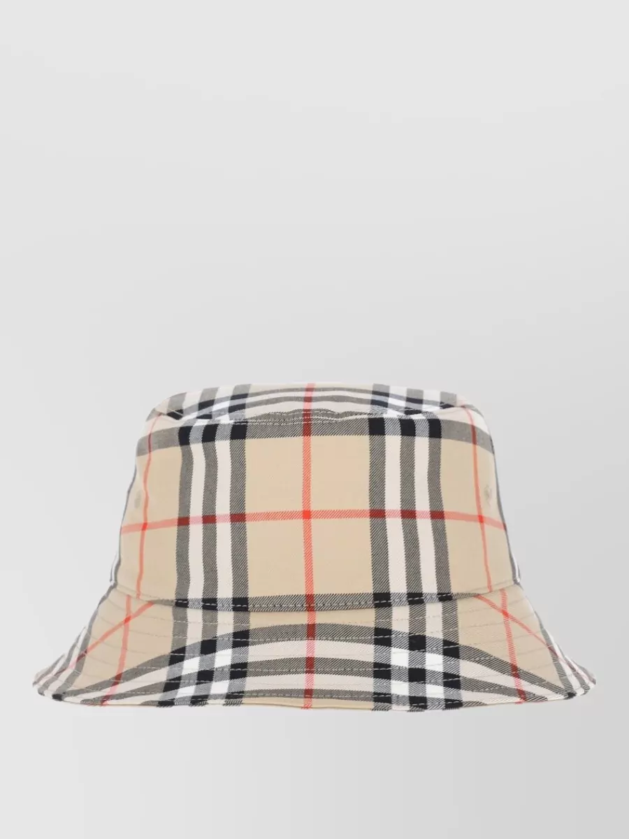 Burberry checked cotton bucket hat