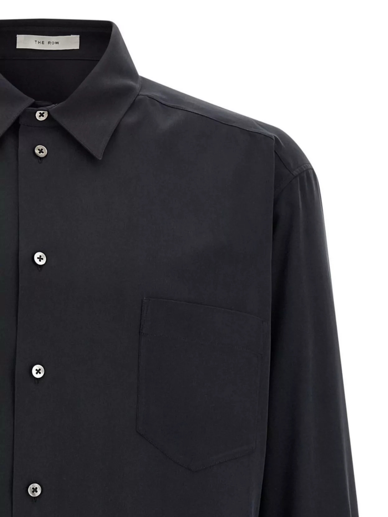 The Row Long Sleeve Shirt Featuring Button-Down Collar