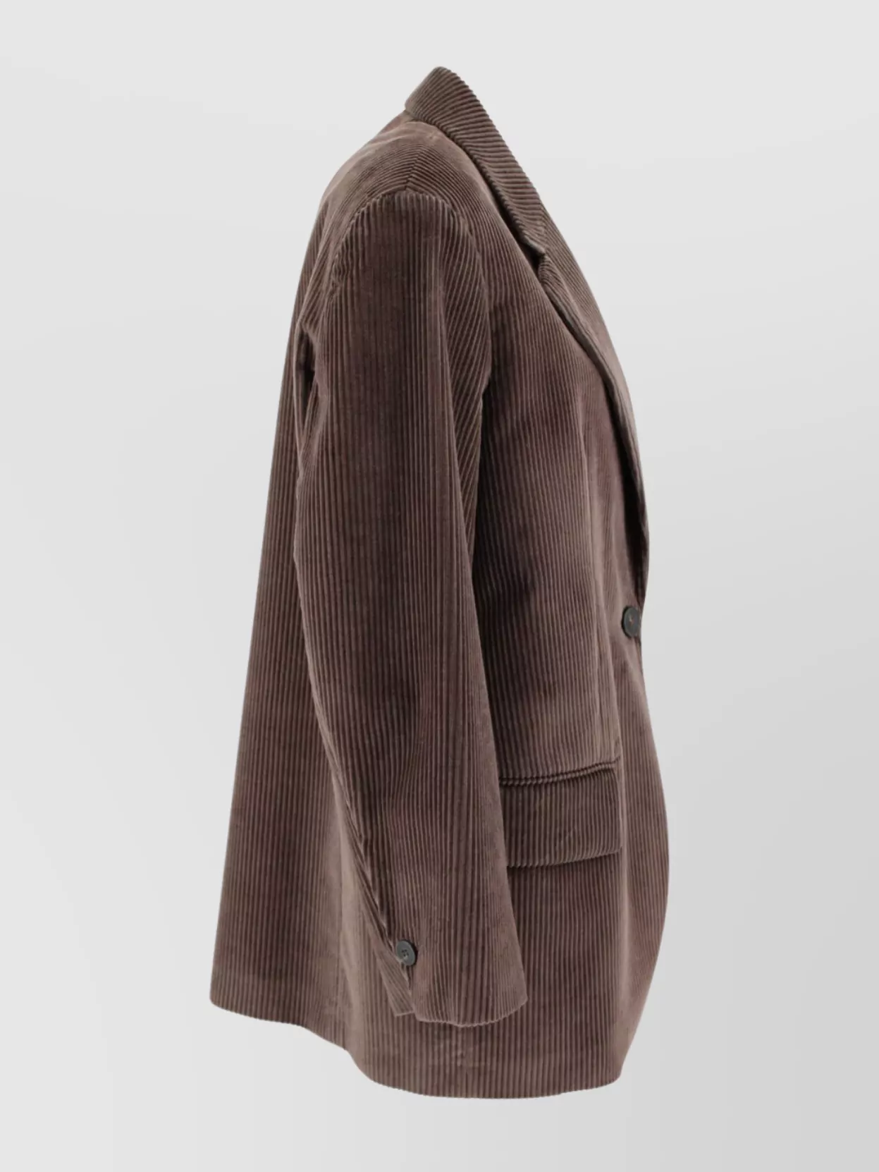 Weekend Max Mara Oversized Velvet Blazer Featuring Chest Pocket