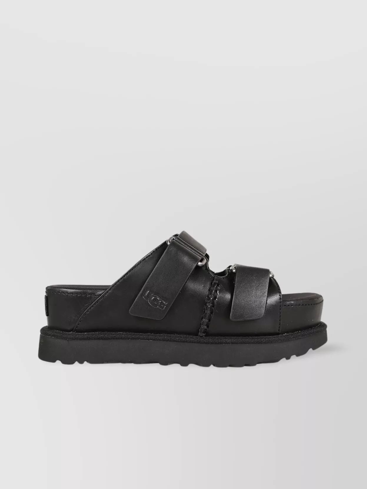 Shop Ugg Slide Sandals With Buckle And Platform Sole