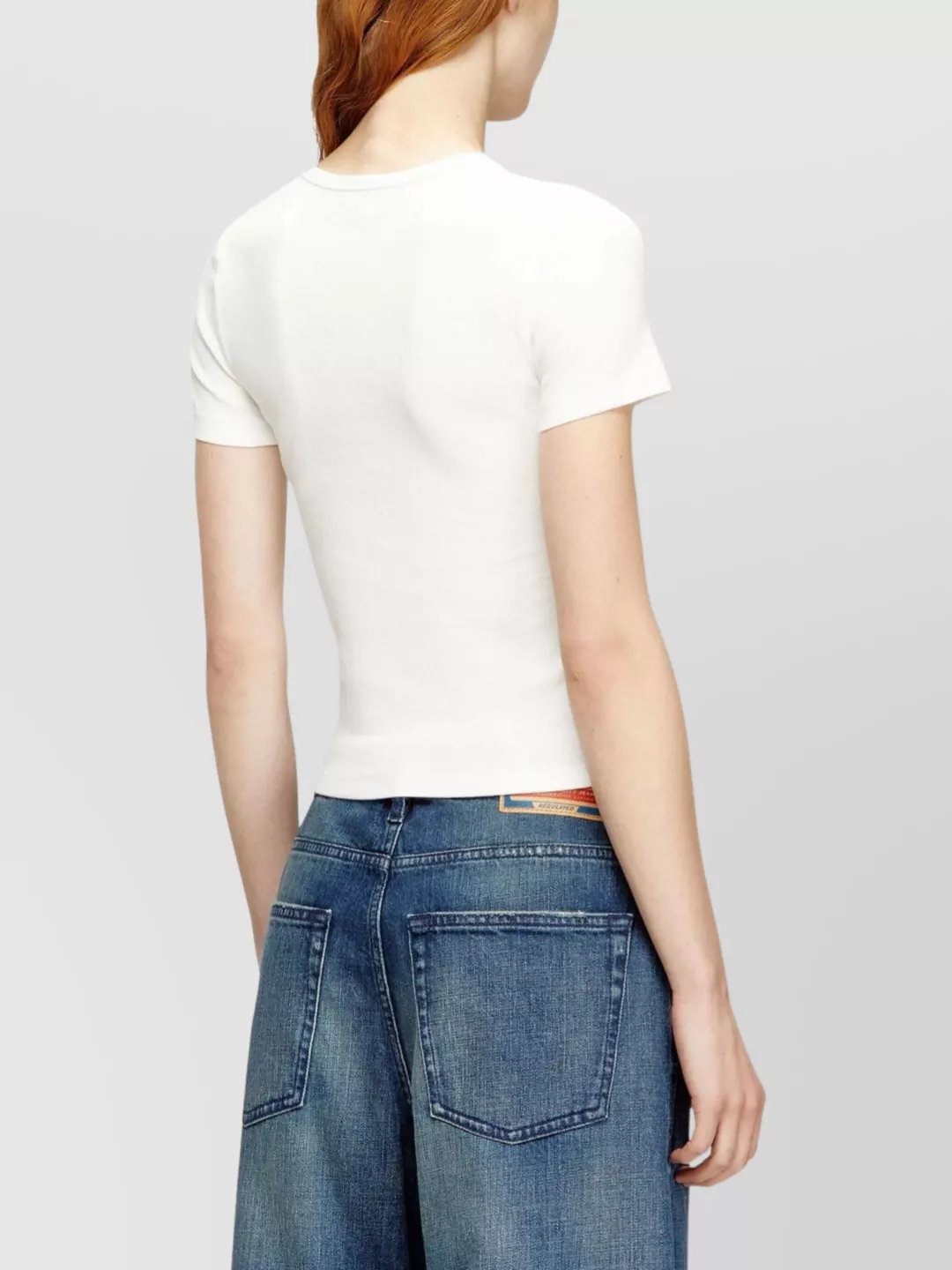 Diesel Ribbed Slim-Fit Short-Sleeve T-Shirt