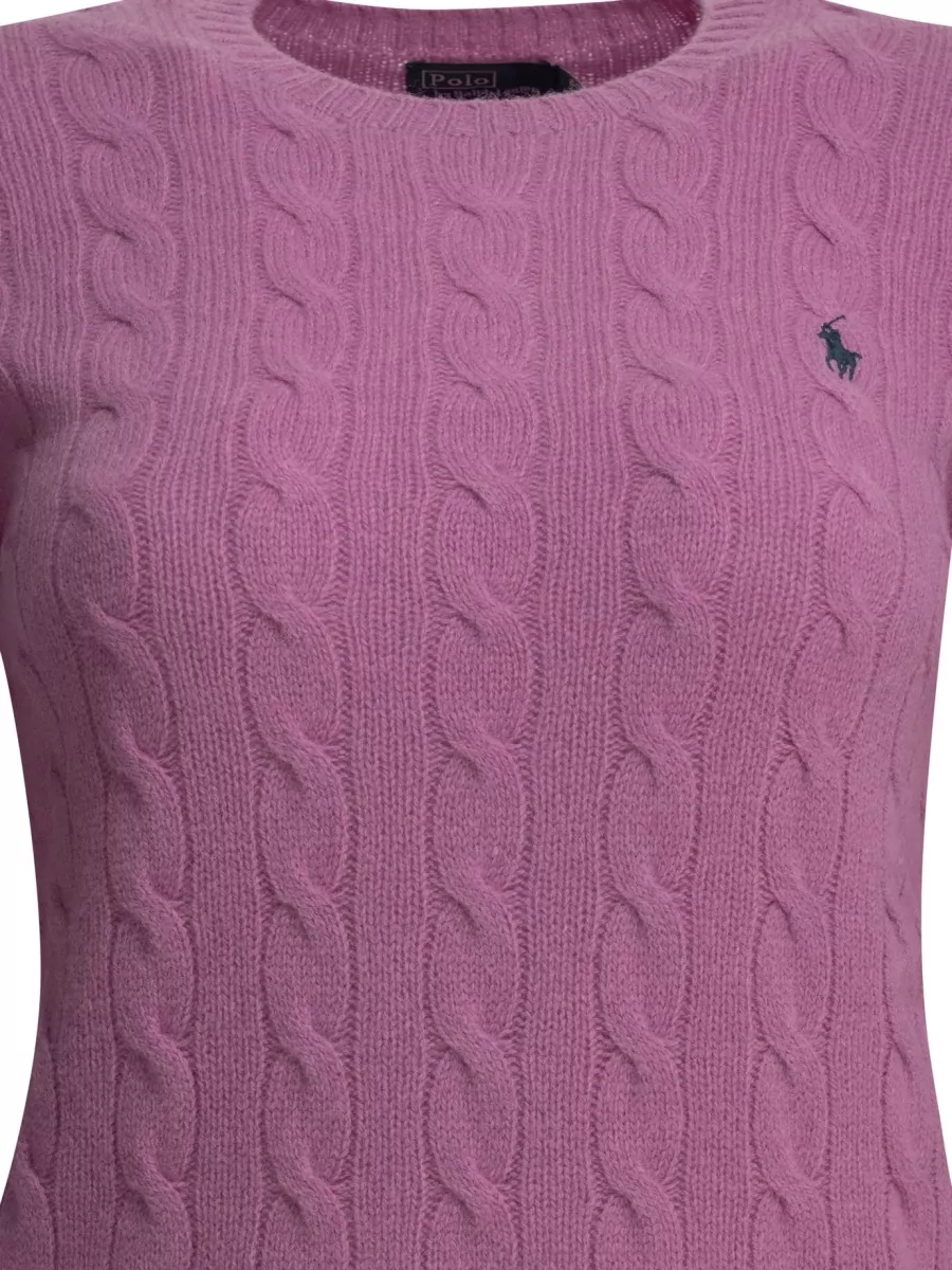 Polo Ralph Lauren Cashmere Wool Logo-Embroidered Crew-Neck Sweater
