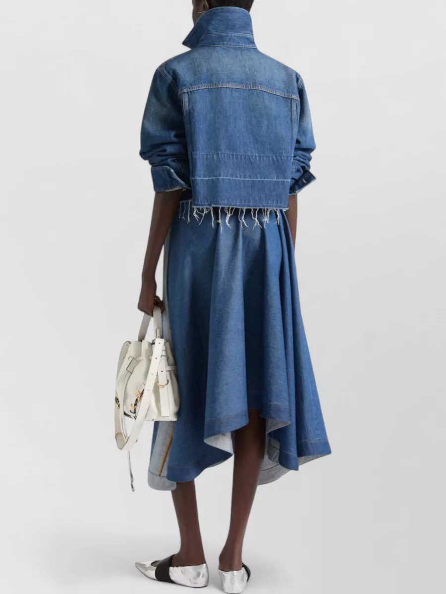 Givenchy Denim Cropped Jacket