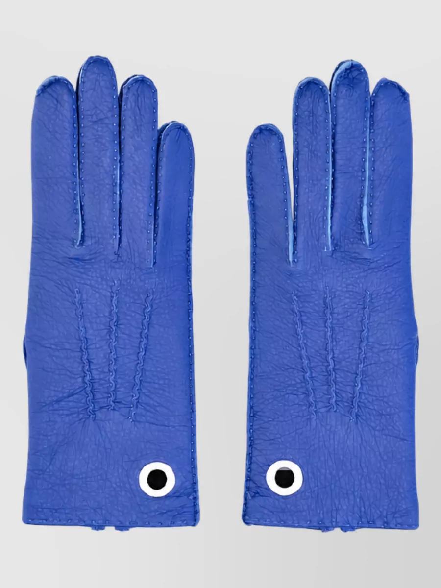 Ami Paris Leather Gloves
