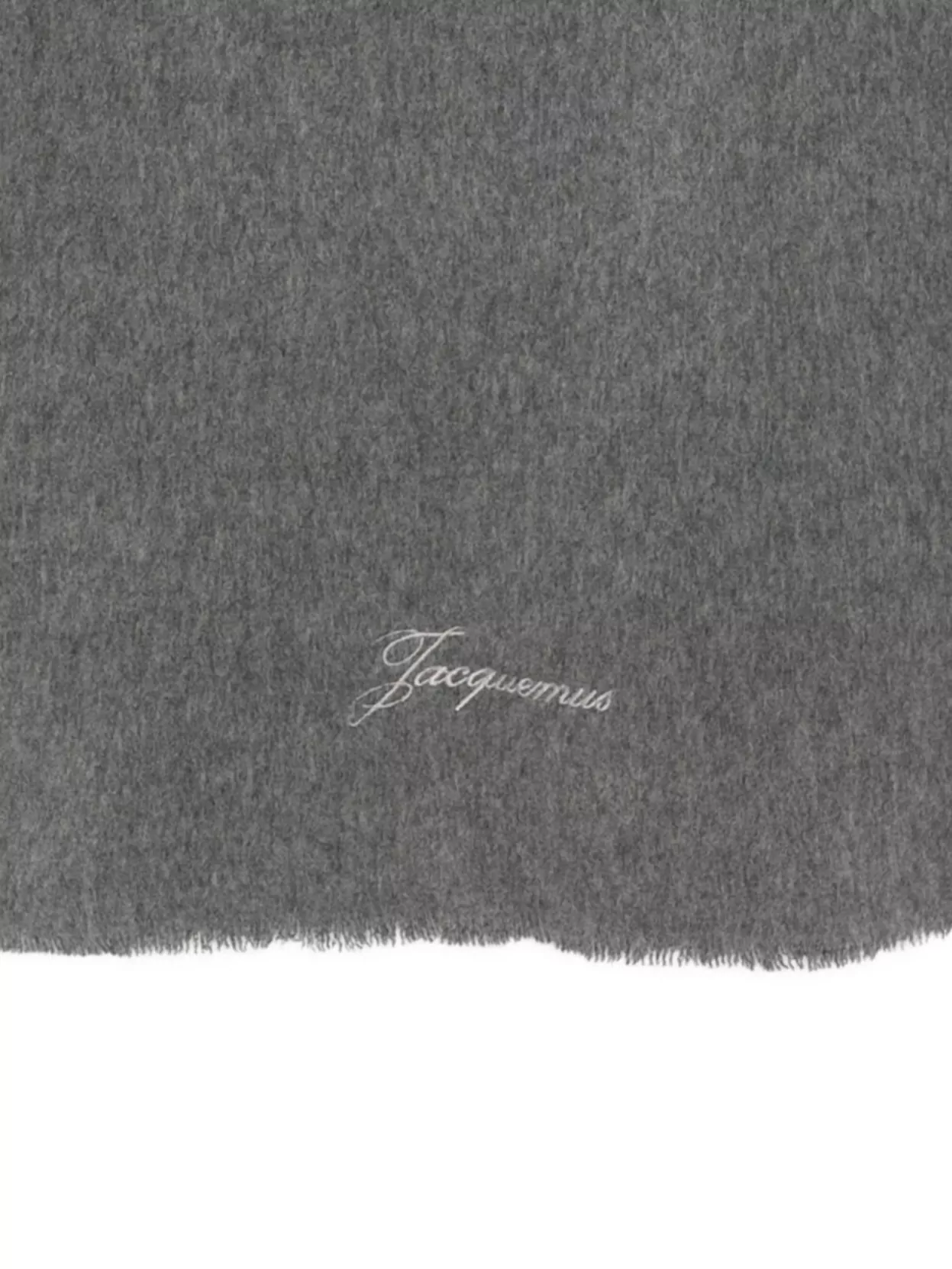Jacquemus Cashmere Wool Blend Rectangular Scarf