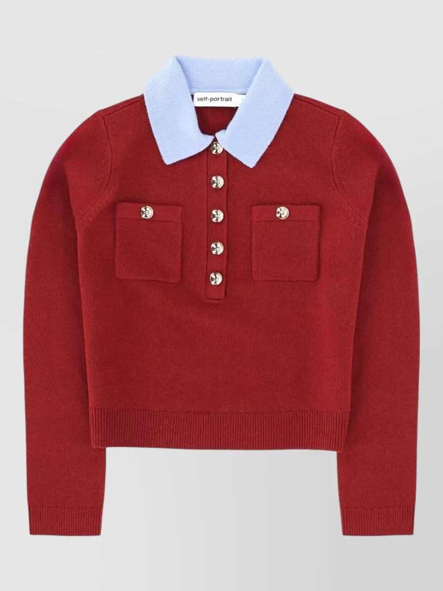 Self-Portrait Polo sweater