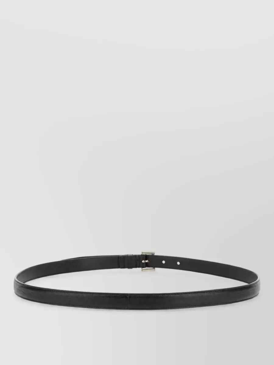 Saint Laurent Lambskin Slim Belt
