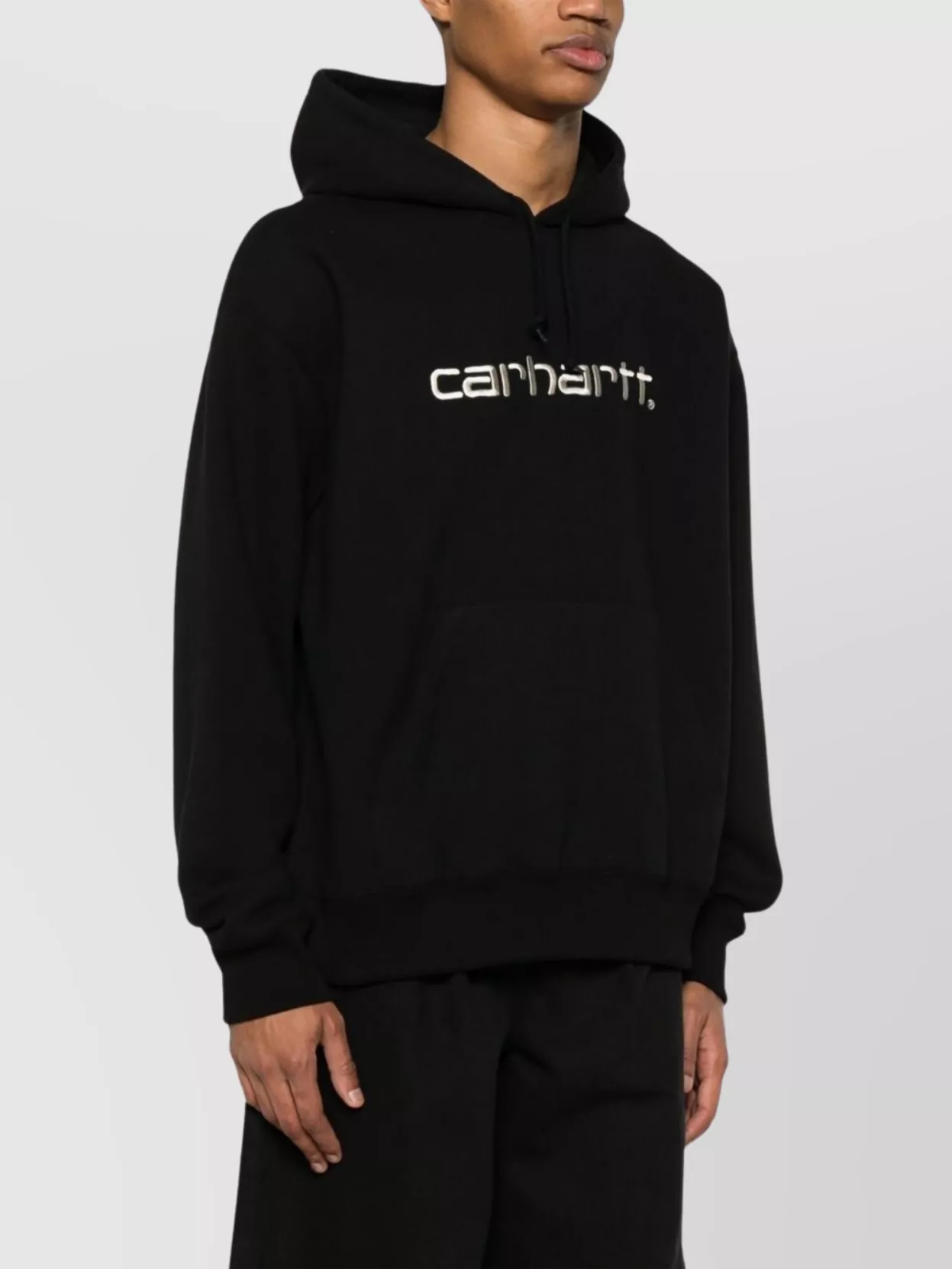 Junya Watanabe Cotton Hoodie With Drawstring Hood And Pouch Pocket