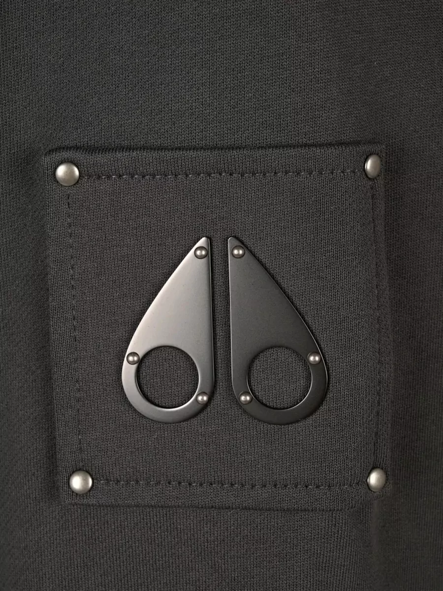 Moose Knuckles Cotton Zip Up Hoodie