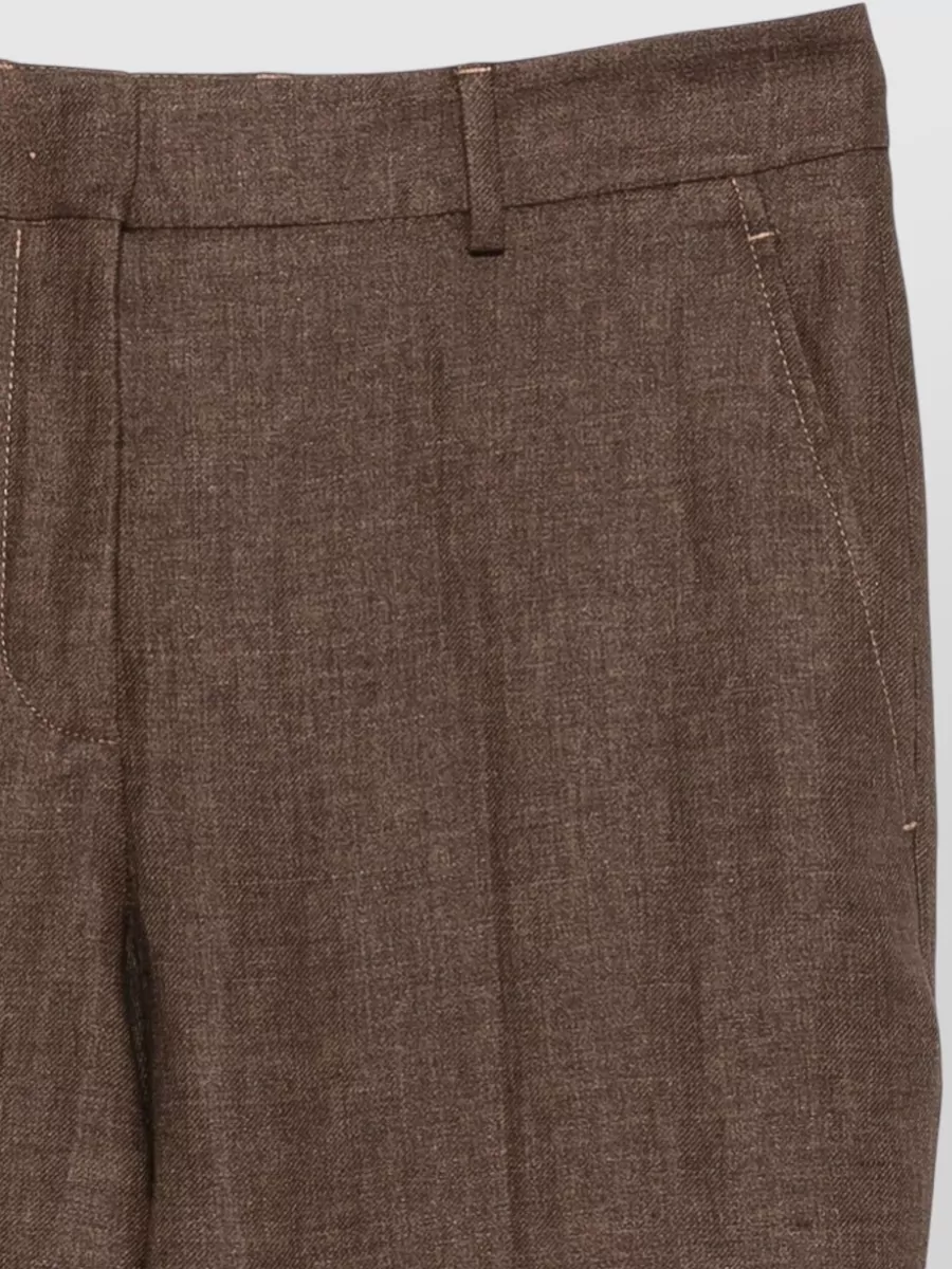 Incotex Linen Regular-Fit Tailored Trousers