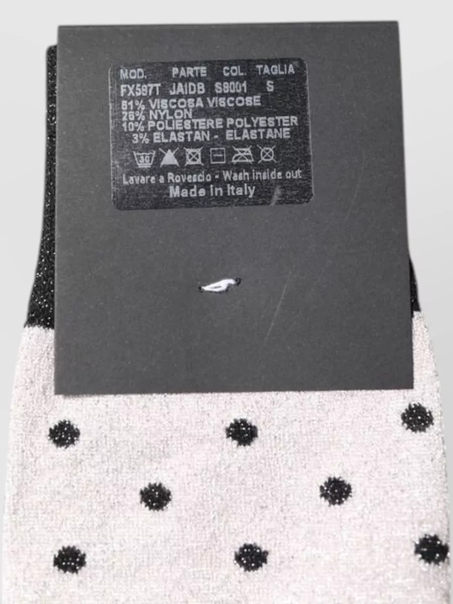 Dolce&Gabbana Viscose Dotted Socks