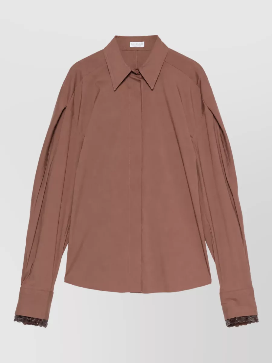 Brunello Cucinelli cotton blend shirt